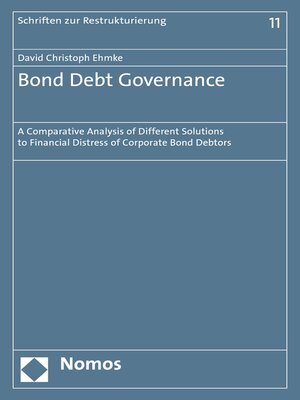 cover image of Bond Debt Governance